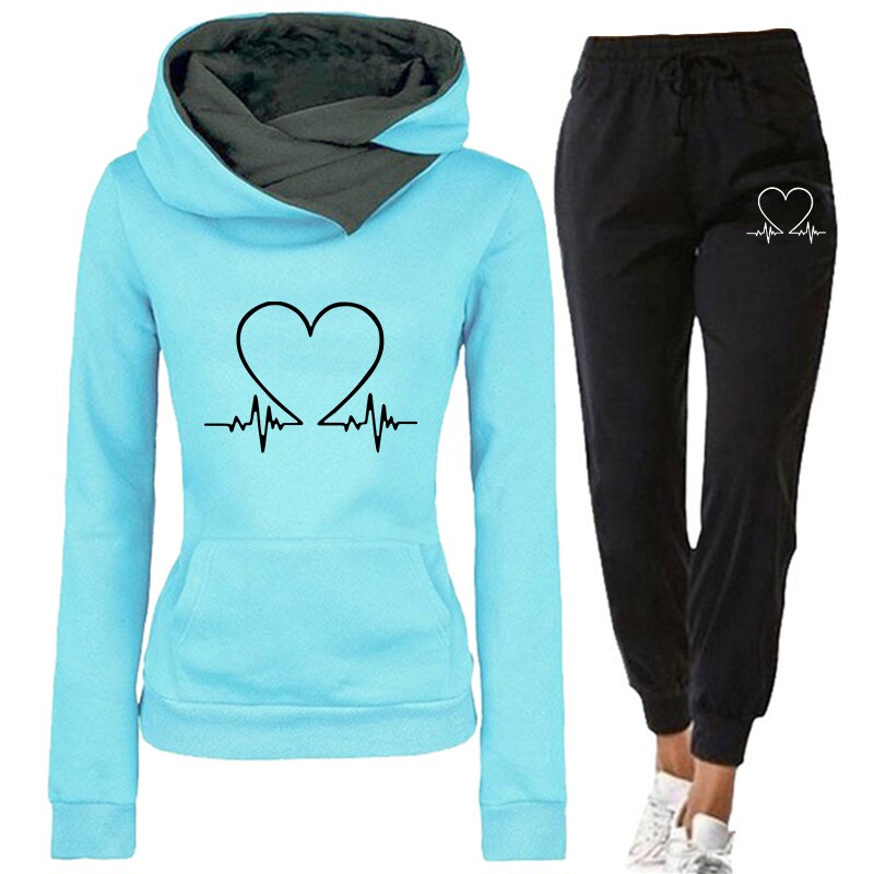 Dames Joggingpak Warm & Zacht Uni kleuren