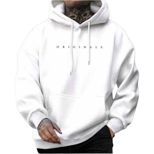 "ORIGINALS" Weighted Hoodie - Casual Loose Sweatshirt