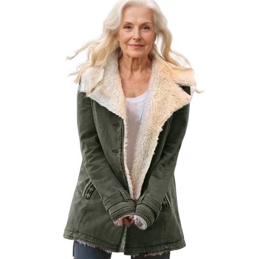 Dames Winterjas met Reverskraag