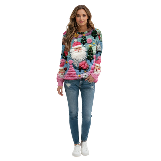 Kerst Sweatshirt | Kerstman Print
