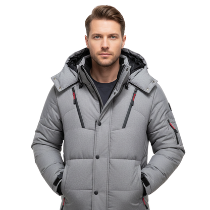 Heren donzen winterparka – waterdicht & geïsoleerd