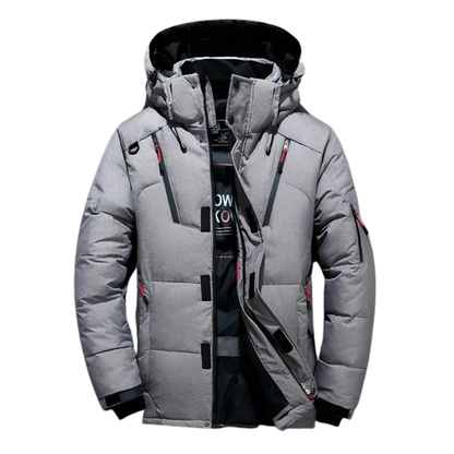 Heren donzen winterparka – waterdicht & geïsoleerd