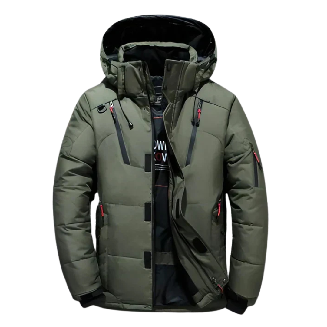 Heren donzen winterparka – waterdicht & geïsoleerd
