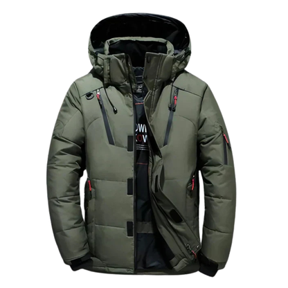 Heren donzen winterparka – waterdicht & geïsoleerd