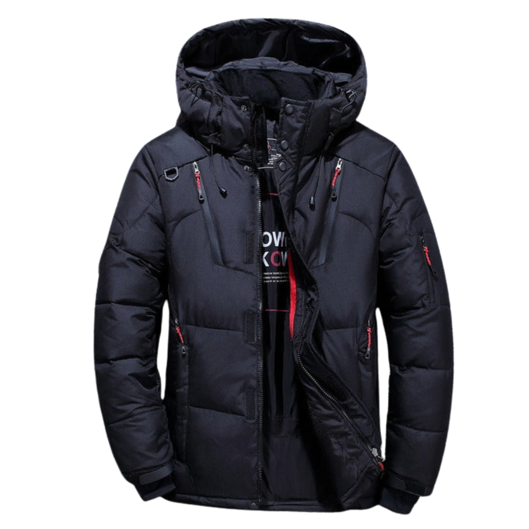 Heren donzen winterparka – waterdicht & geïsoleerd