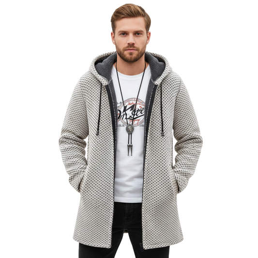 Valmont Hoodie met Rits | Wol-kasjmiermix