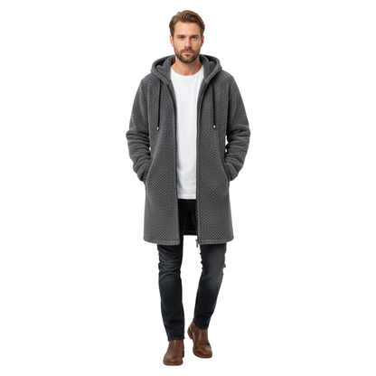 Valmont Hoodie met Rits | Wol-kasjmiermix
