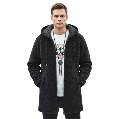 Valmont Hoodie met Rits | Wol-kasjmiermix