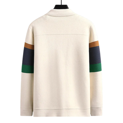 Heren Varsity Jas Gebreid | Gestreept