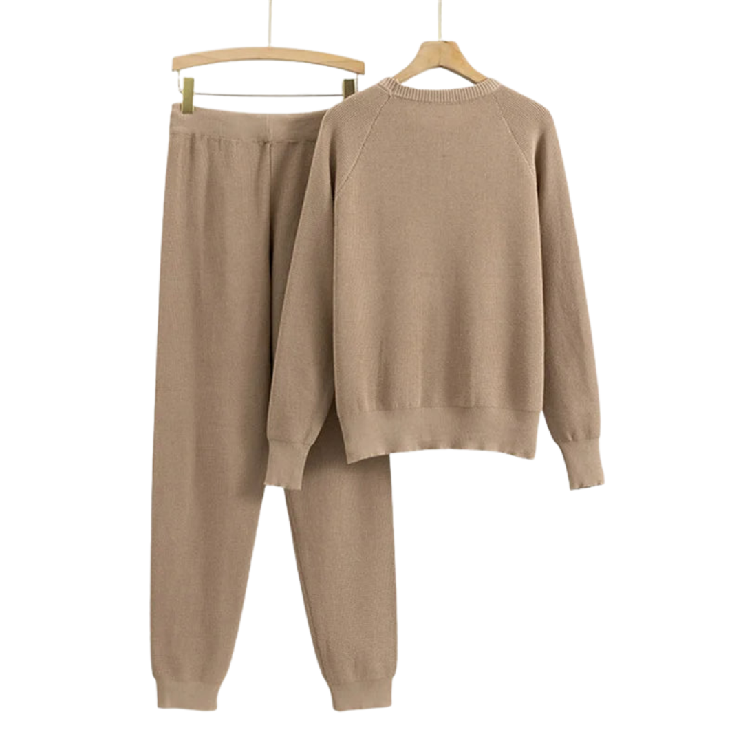 Dames Lounge Set Gebreid | Trui & Jogger