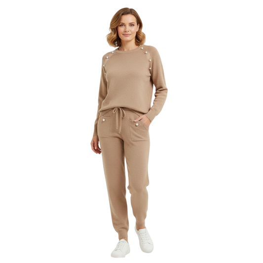 Dames Lounge Set Gebreid | Trui & Jogger