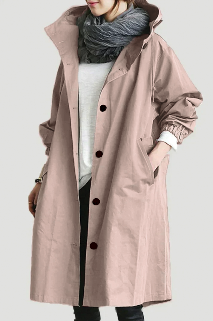 Anna Trenchcoat met Capuchon
