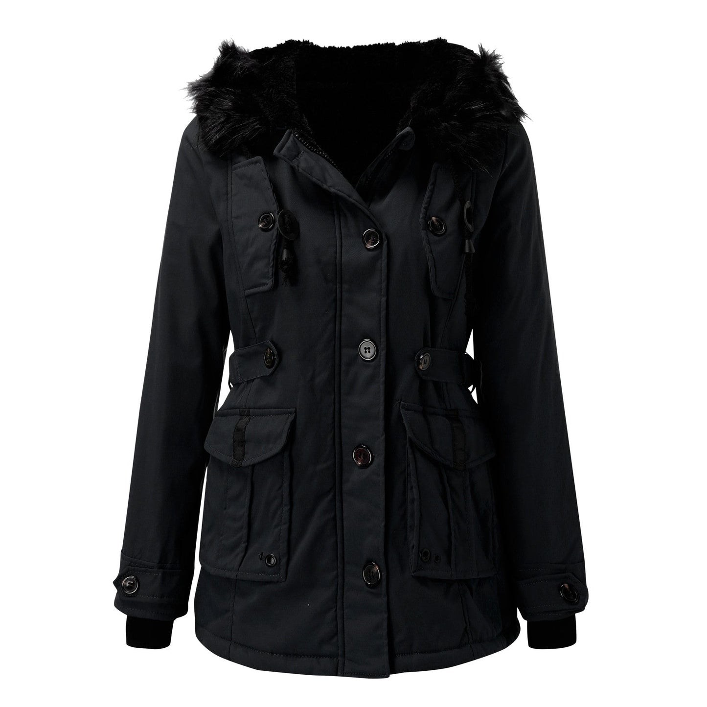 Dames Winterjas Met Capuchon | Lange Warme Jas