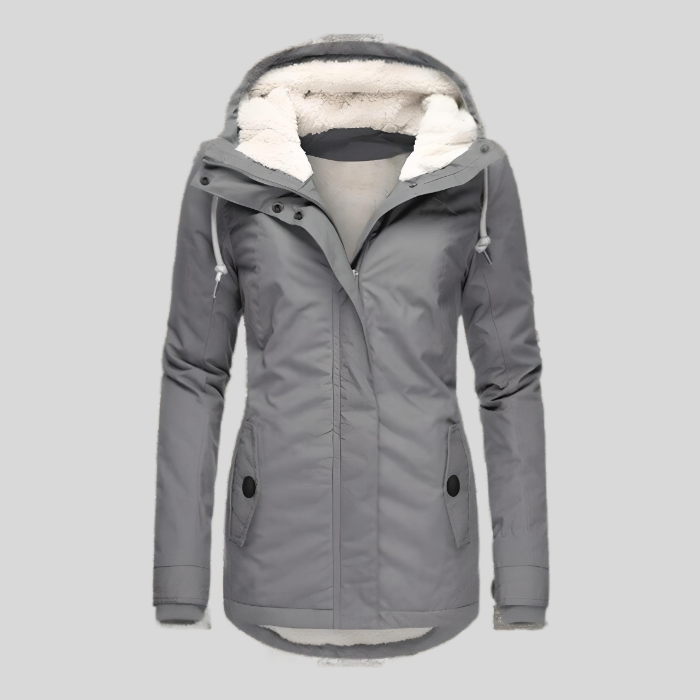 Dames winterjas lang | waterdicht met capuchon