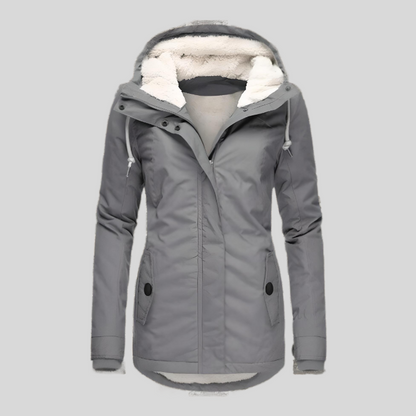 Dames winterjas lang | waterdicht met capuchon
