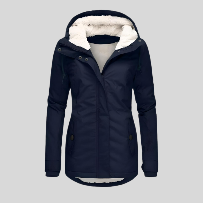 Dames winterjas lang | waterdicht met capuchon
