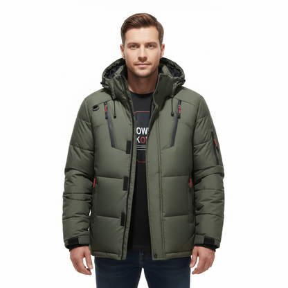 Heren donzen winterparka – waterdicht & geïsoleerd