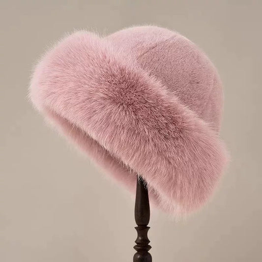 Dames bontmuts winter — Valentina stijl