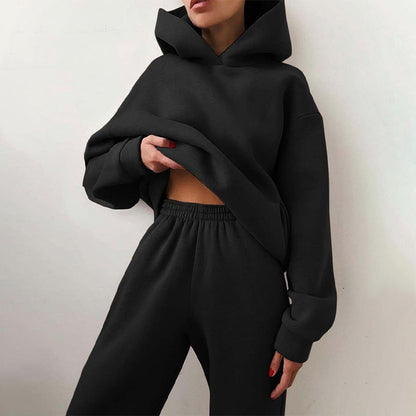 Dames Jogging Set Tweedelig – Oversized Zachte Sweatstof
