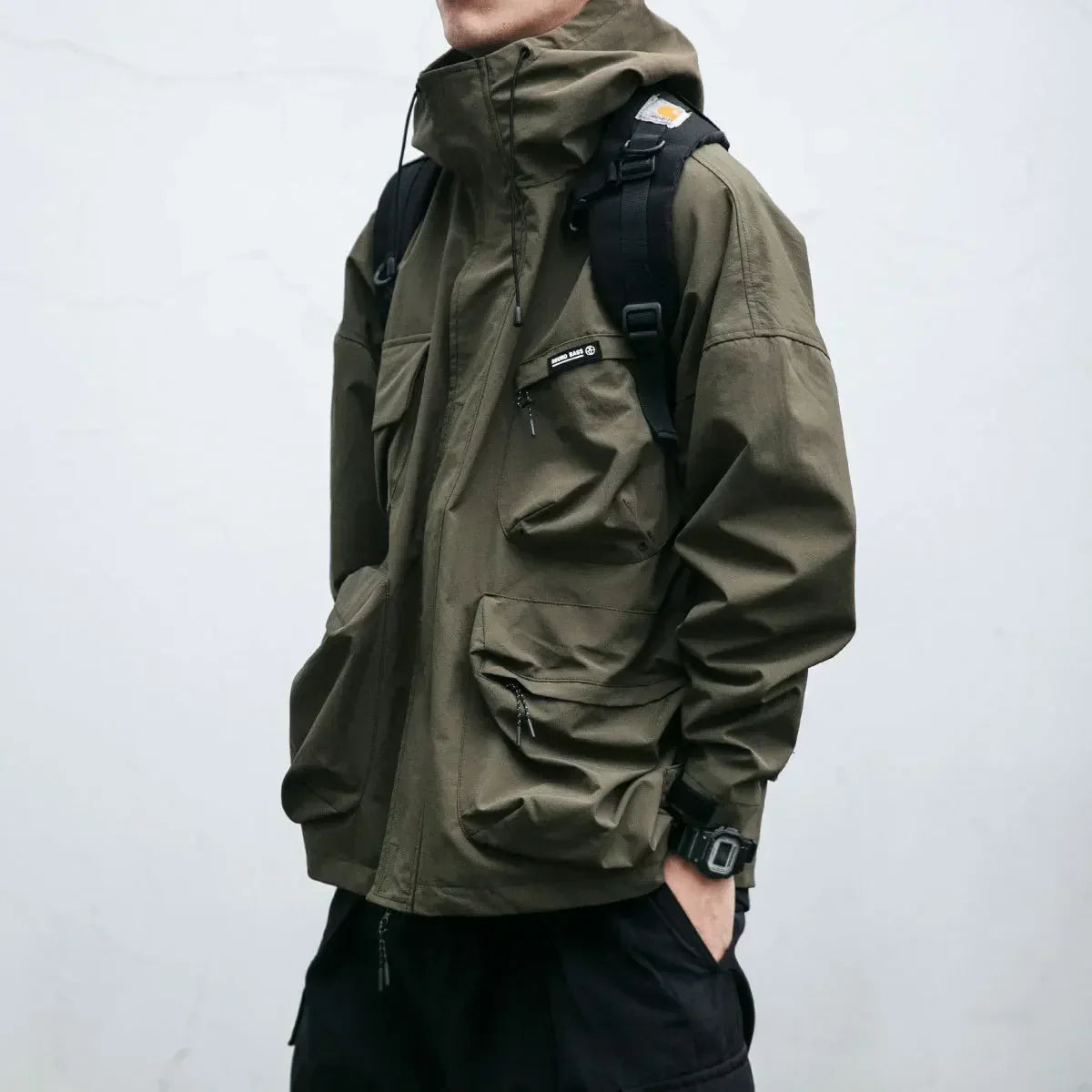 Mannen Windbreaker Jas Overcast