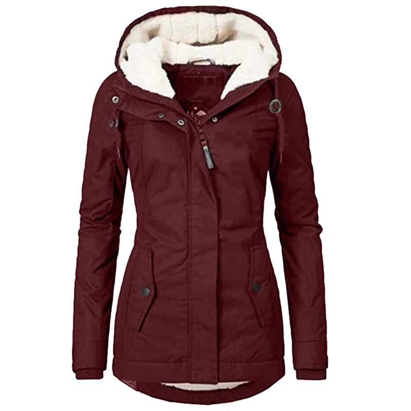 Dames Parka Winterjas | Sherpa Gevoerd