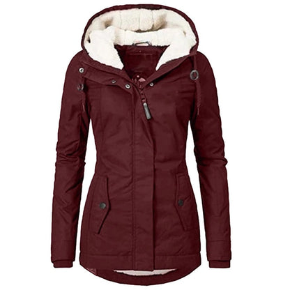 Dames Parka Winterjas | Sherpa Gevoerd
