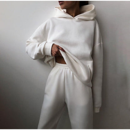 Dames Jogging Set Tweedelig – Oversized Zachte Sweatstof
