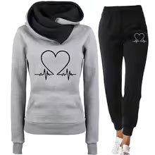 Dames Joggingpak Warm & Zacht Uni kleuren