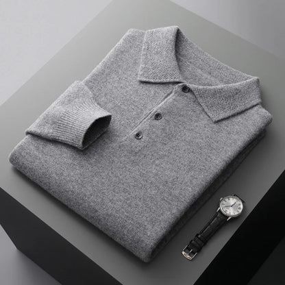Heren Polo Merino Wol