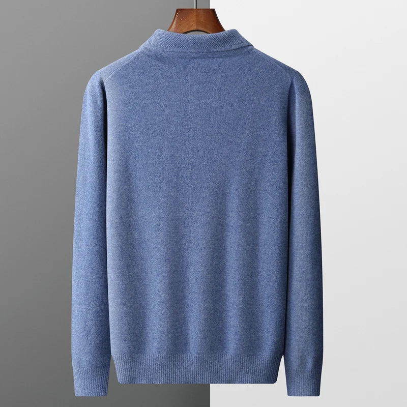 Heren Polo Merino Wol