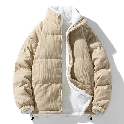 Alpine Corduroy Winterjas met Fleecevoering