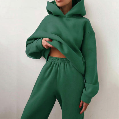 Dames Jogging Set Tweedelig – Oversized Zachte Sweatstof