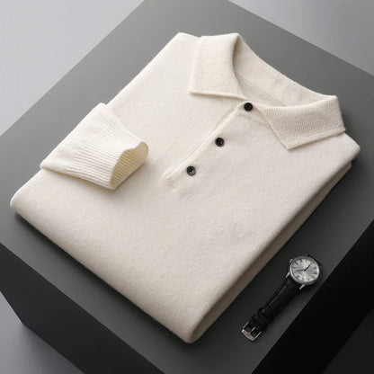 Heren Polo Merino Wol