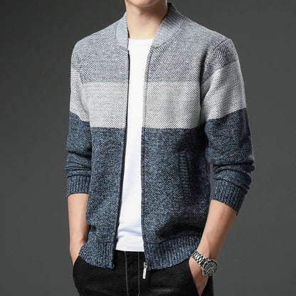 Heren Cardigan Gebreid Lange Mouw