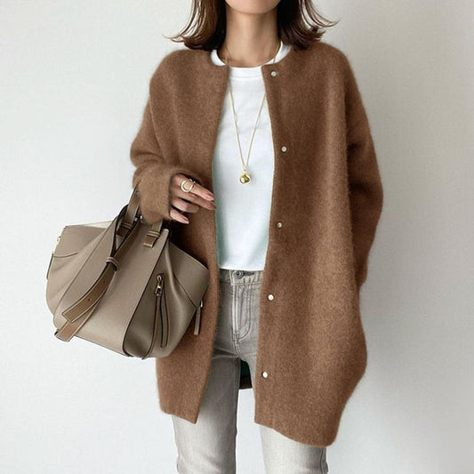 Sofia Cardigan Wol | Met Zakken