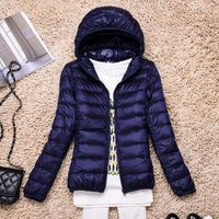 Marineblauw met Capuchon