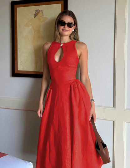 Viena Sunset Midi Dress