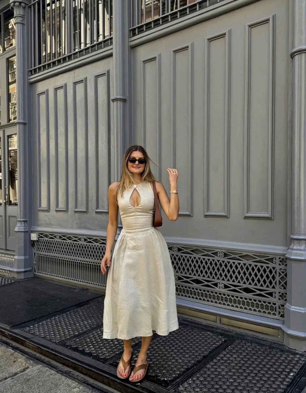 Viena Sunset Midi Dress