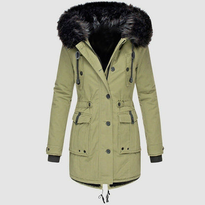 Dames Winterjas Met Capuchon | Lange Warme Jas