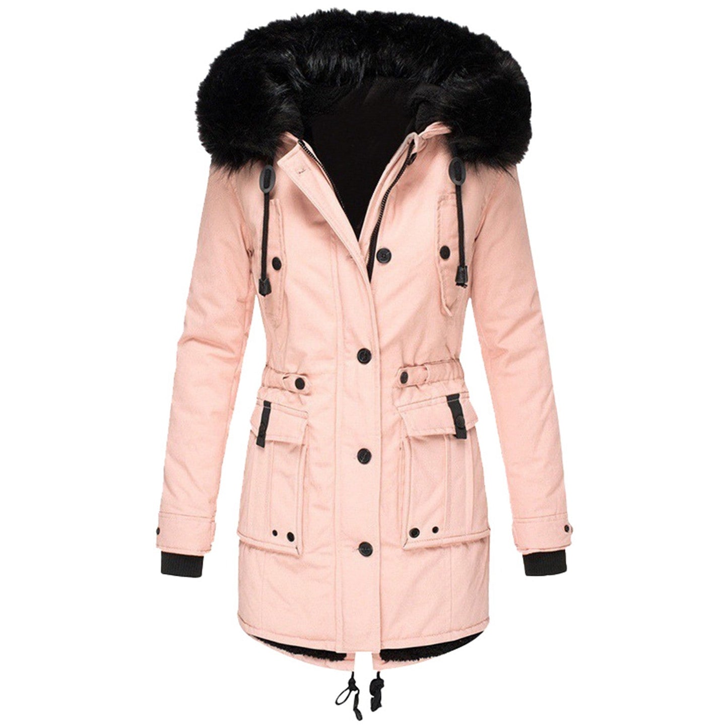 Dames Winterjas Met Capuchon | Lange Warme Jas