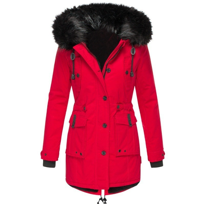 Dames Winterjas Met Capuchon | Lange Warme Jas