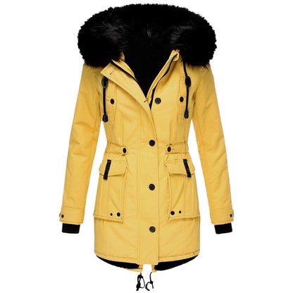 Dames Winterjas Met Capuchon | Lange Warme Jas