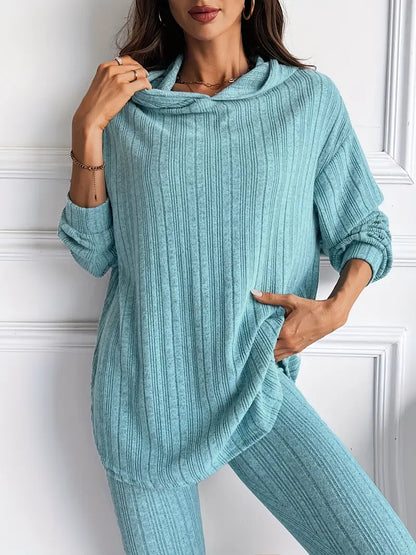 Dames Lounge Set | Ribgebreid 2-delig