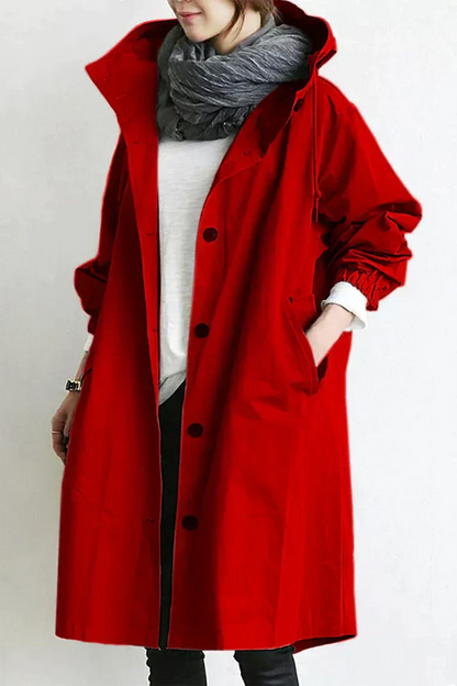 Anna Trenchcoat met Capuchon