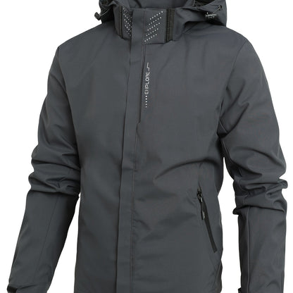 Heren losse buitenfietsen casual mode capuchon trui windjacke jack