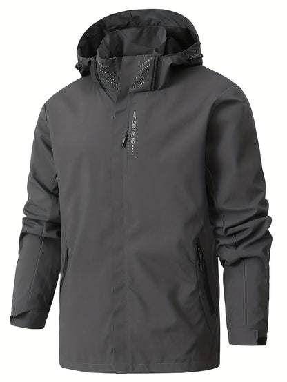 Heren losse buitenfietsen casual mode capuchon trui windjacke jack