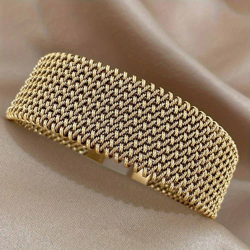 EAZEN 18K Goudgeplateerde Roestvrijstalen Armband