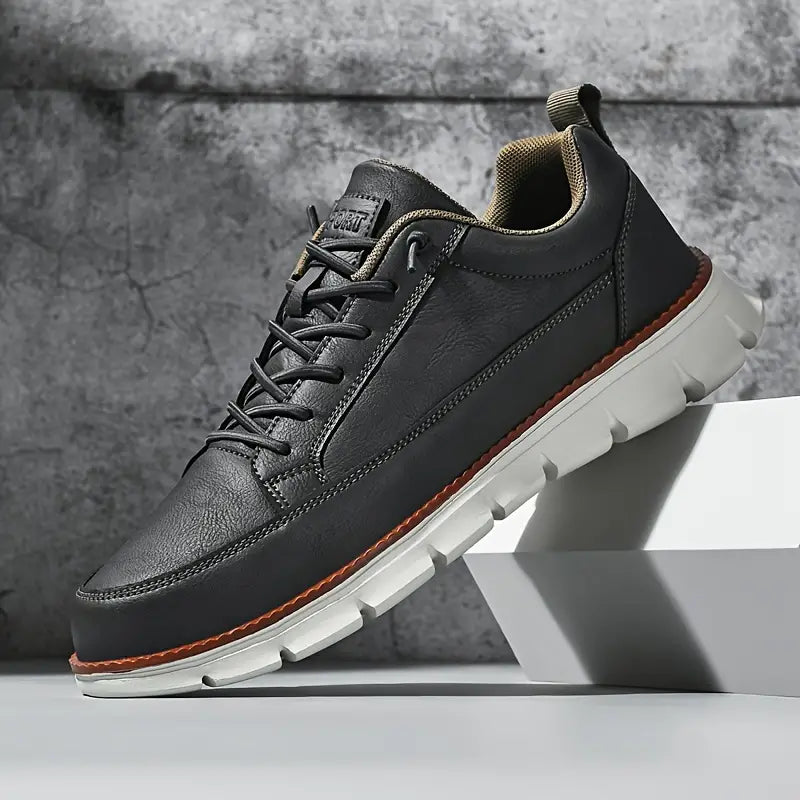 Heren Leren Sneakers Orthopedisch