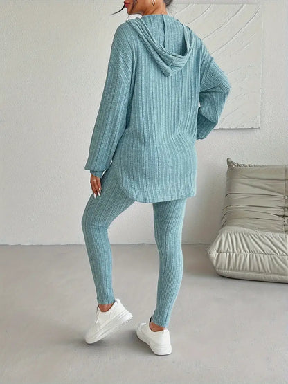 Dames Lounge Set | Ribgebreid 2-delig