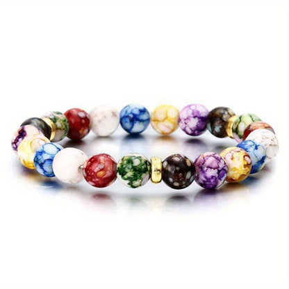 7 Chakra Natuursteen Armband – Yoga, Meditatie & Energie Balans